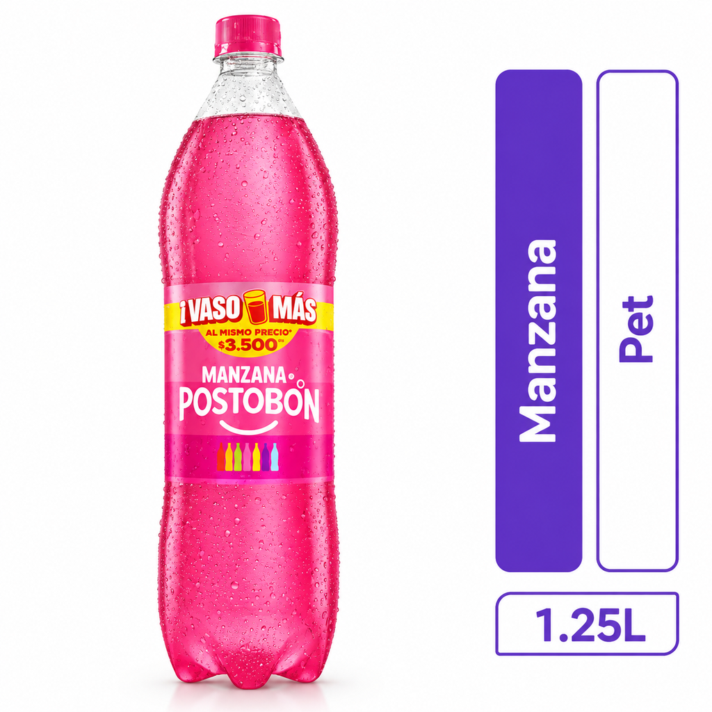Manzana Postobón 1.25L