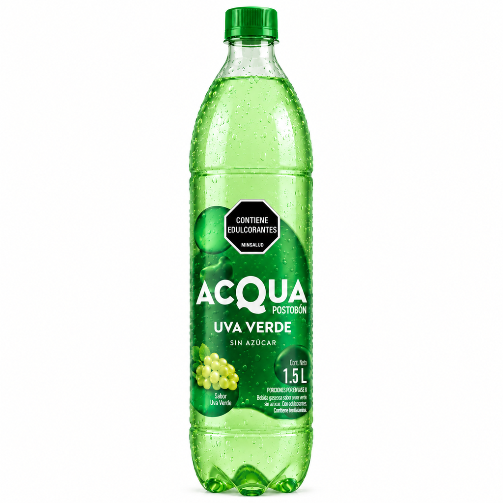 Acqua Postobón Uva Verde 1.5L