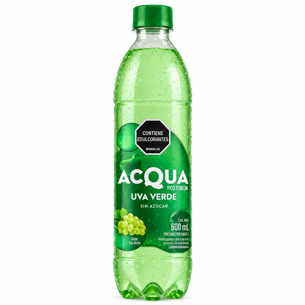 Acqua Postobón Uva Verde 600Ml