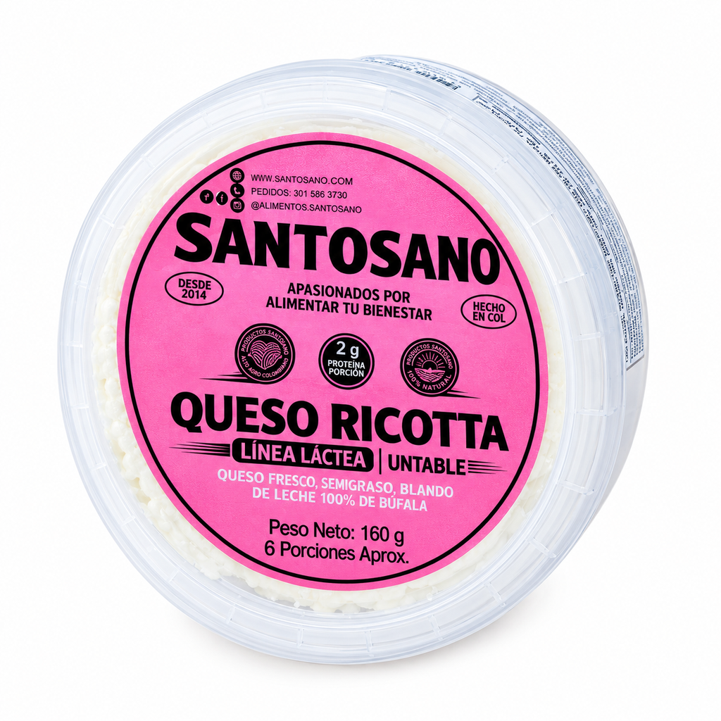 Queso Ricotta Santosano 160Gr
