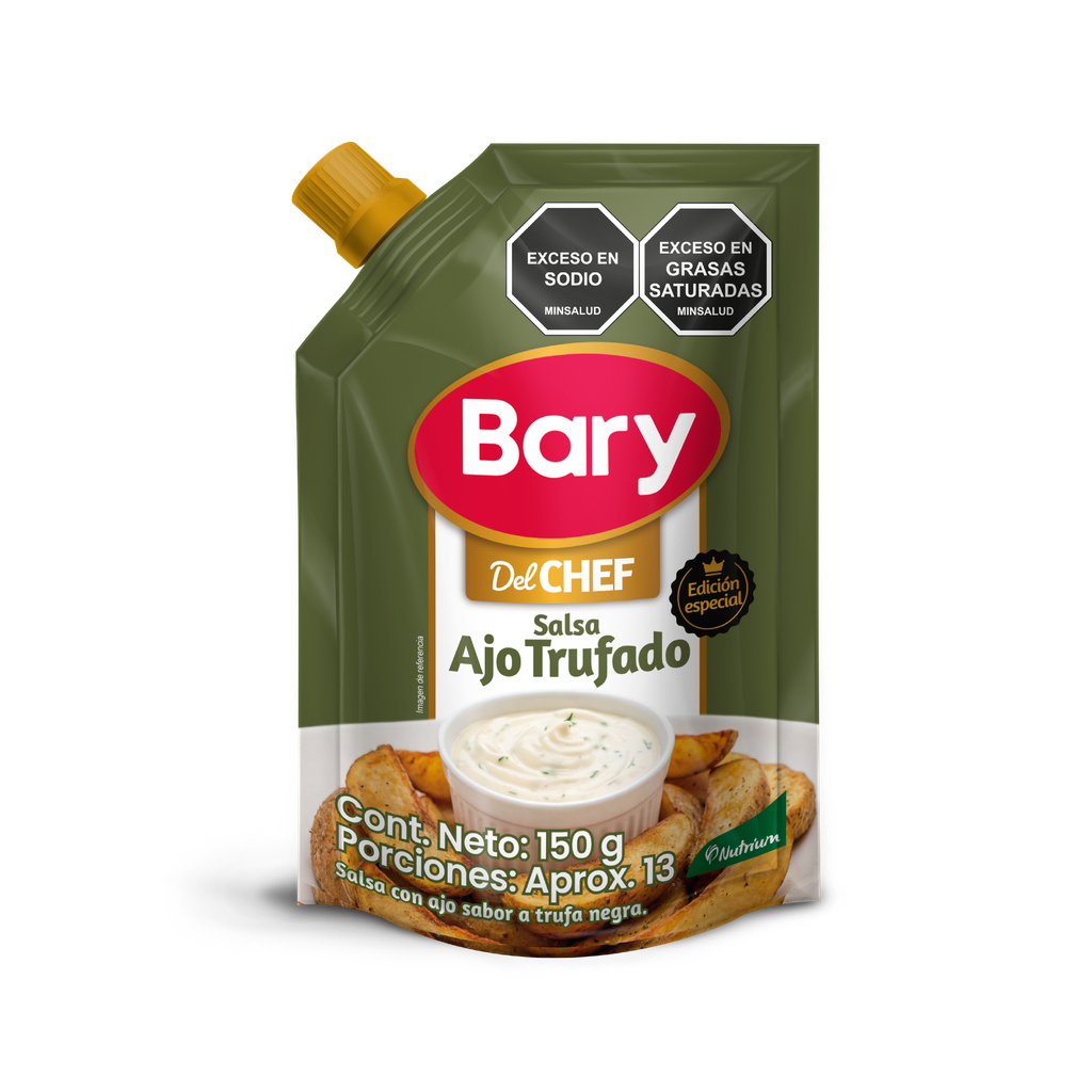 Salsa Ajo Trufado Bary Doypack 150Gr