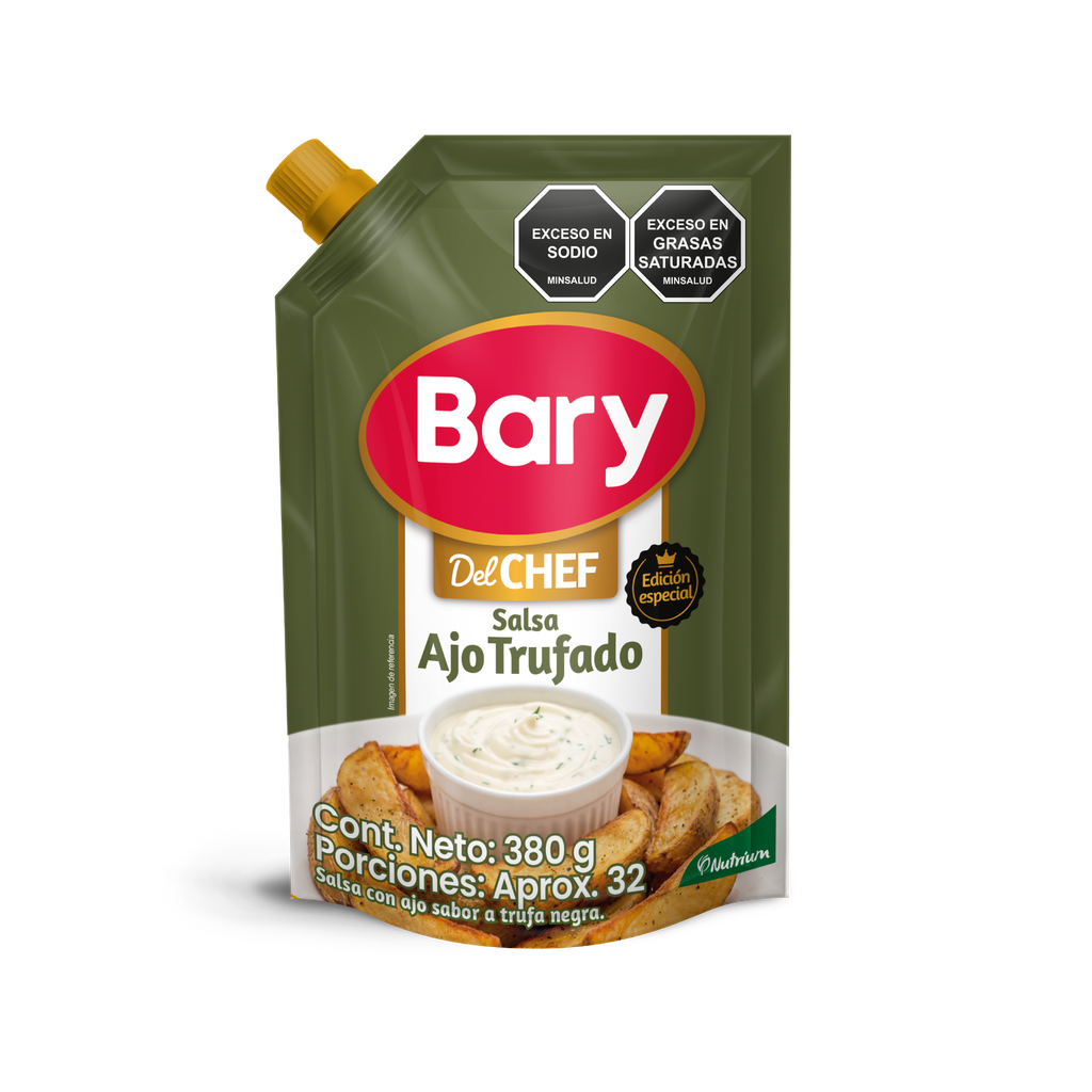 Salsa Ajo Trufado Bary Doypack 380Gr