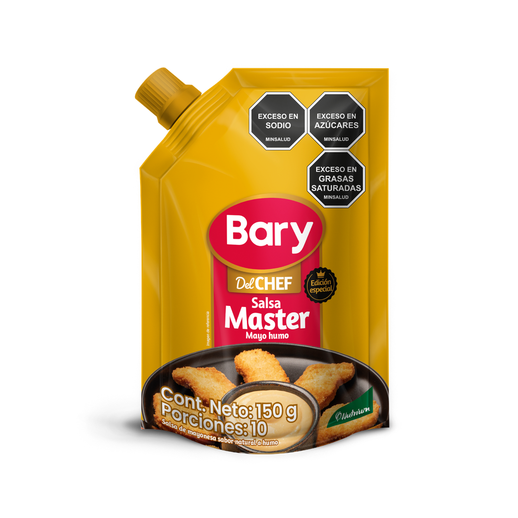 Salsa Master Bary Mayo Humo Doypack 150Gr