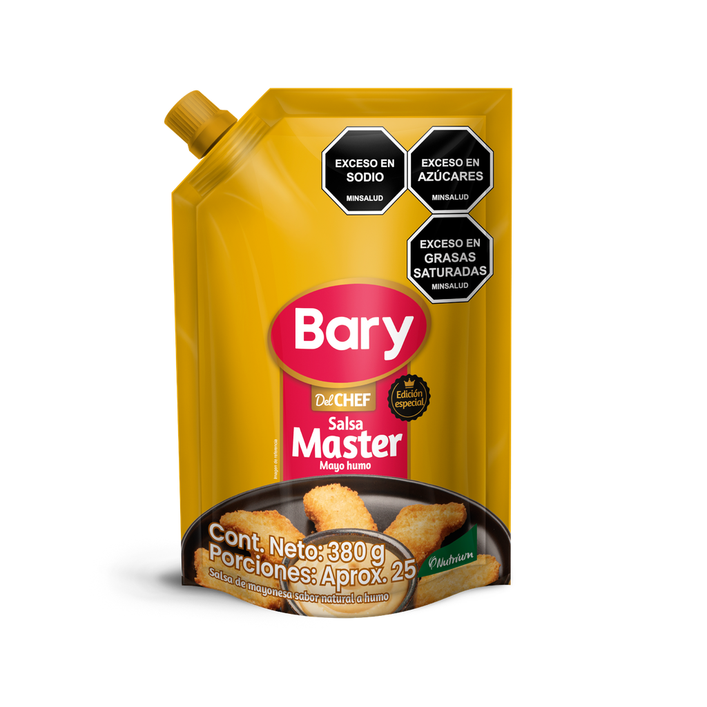 Salsa Master Bary Mayo Humo Doypack 380Gr