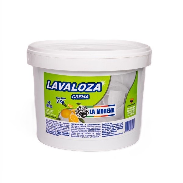 Lavaloza Crema Limón La Morena 3Kg