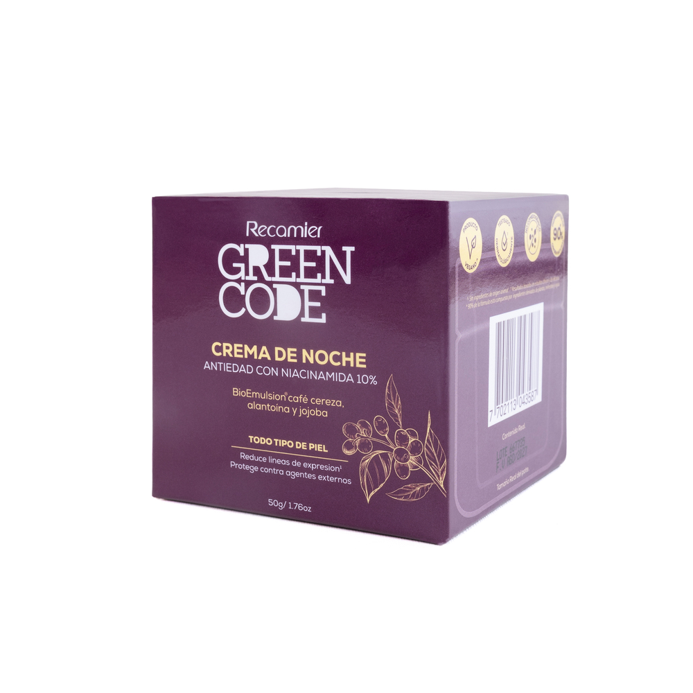 Crema Antiedad Green Code Noche 50Gr