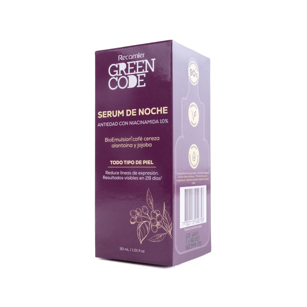 Crema Antiedad Green Code Noche 30Ml