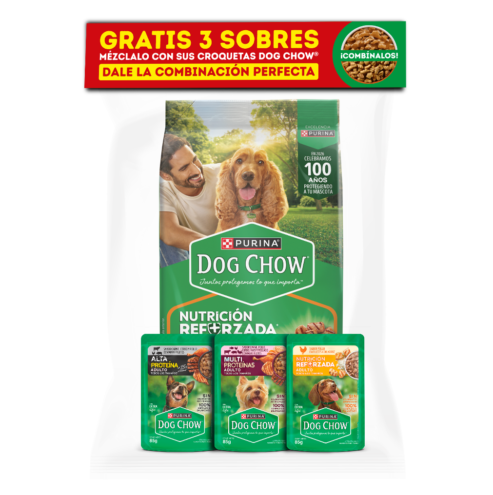 Dog Chow Adultos 2Kg Gratis Dog Chow 3 Sobres 