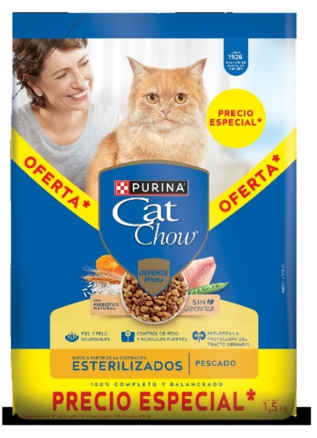 Cat Chow Esterilizados 1.5Kg Precio Especial