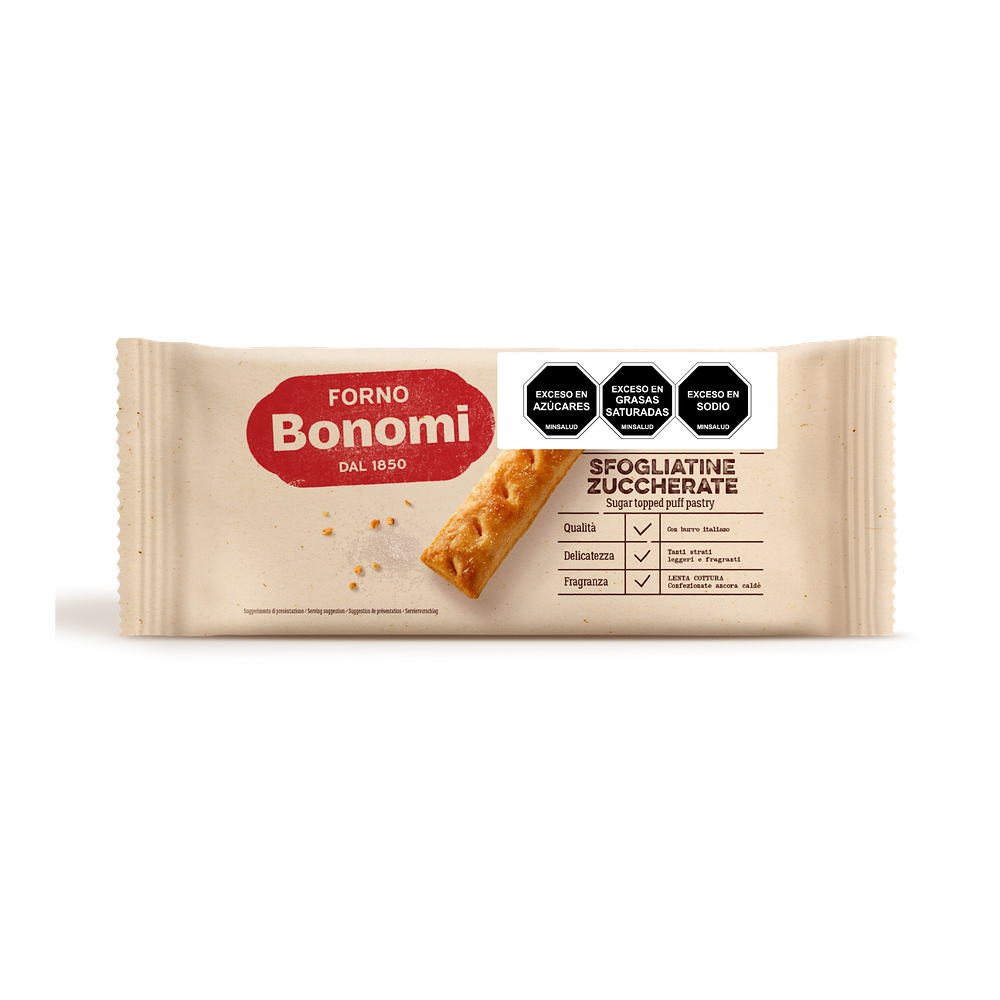 Galleta Sfogliatine Zuccherate Bonomi 135Gr