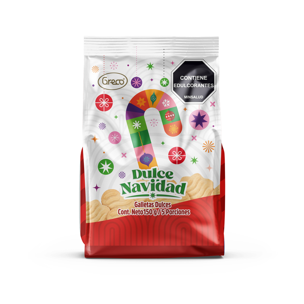 Galleta Dulce Navidad Greco Bolsa 150Gr