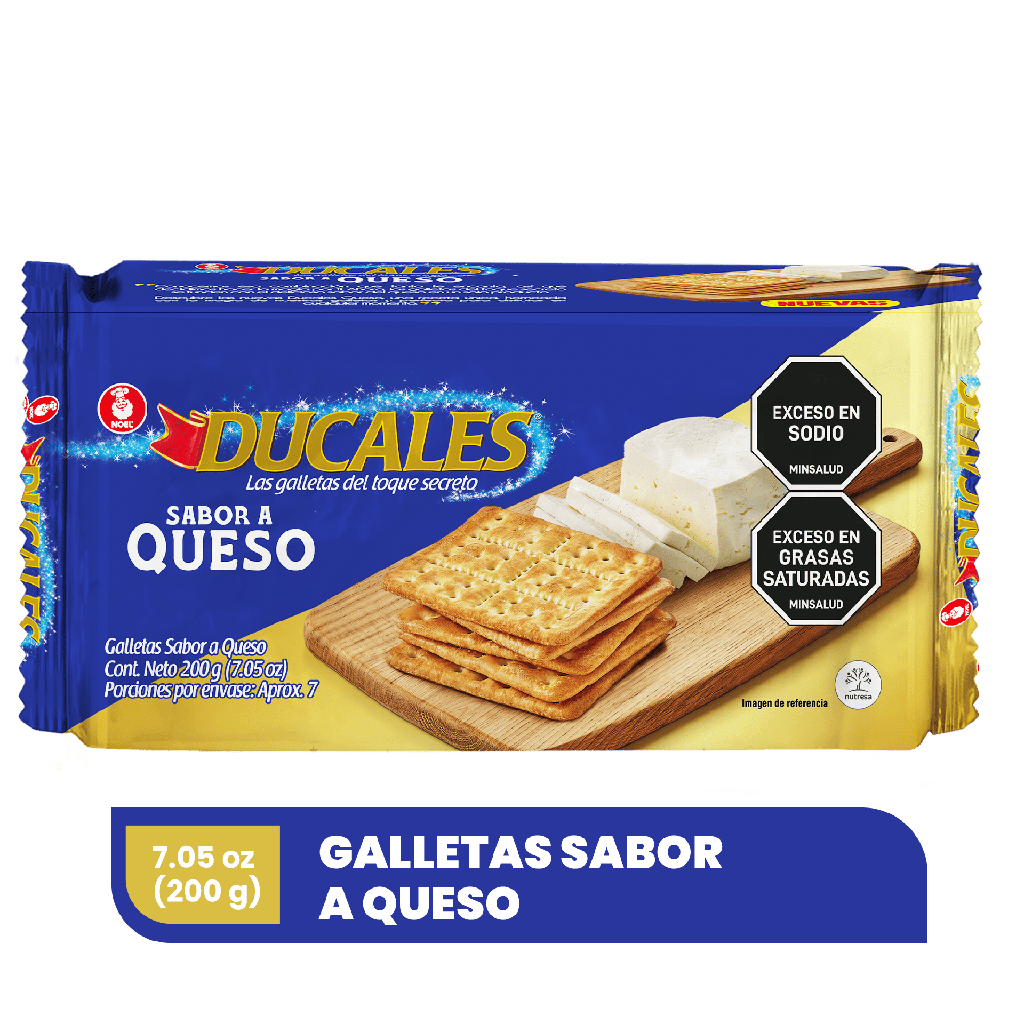 Galletas Ducales Sabor Queso 200Gr