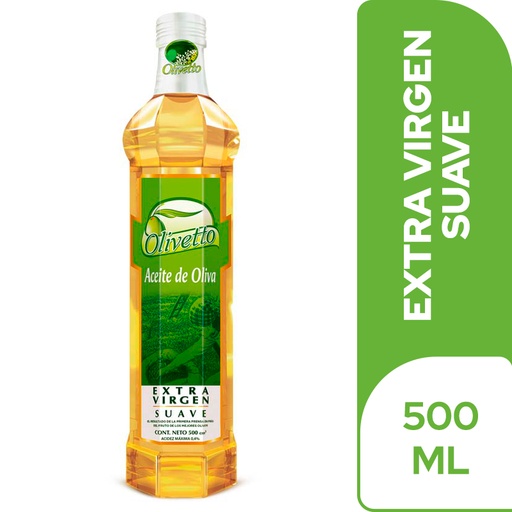 [013395] Aceite Olivetto Extravirgen Suave 500Cc