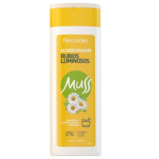 [053432] Acondicionador Muss Rubios Luminosos 400Ml