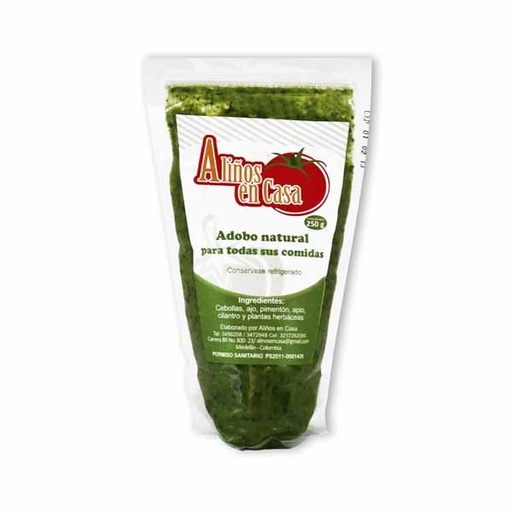 [013200] Adobo Natural Aliños En Casa 240Gr