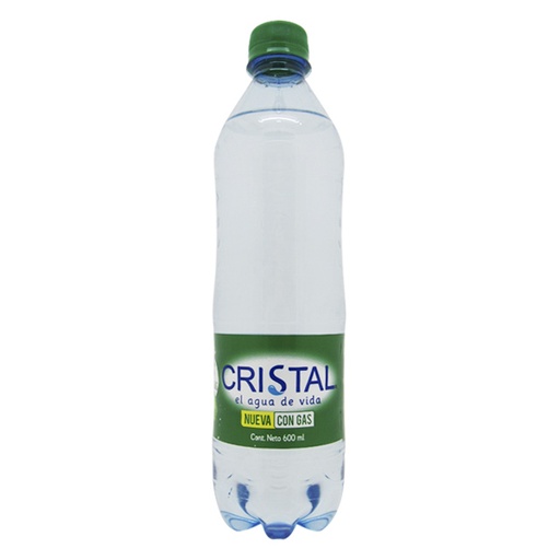 [016122] Agua Cristal Con Gas 600Ml