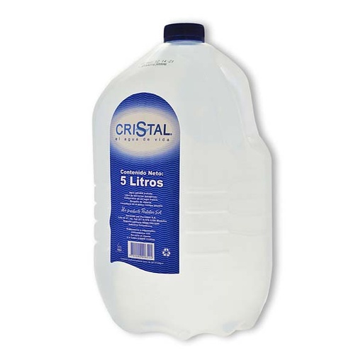 [002661] Agua Cristal Garrafa 5000Ml