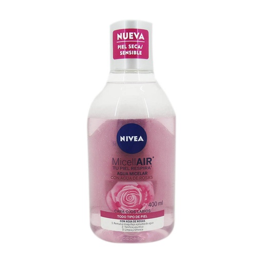 [051335] Agua Micelar Rosas Nivea 400Ml