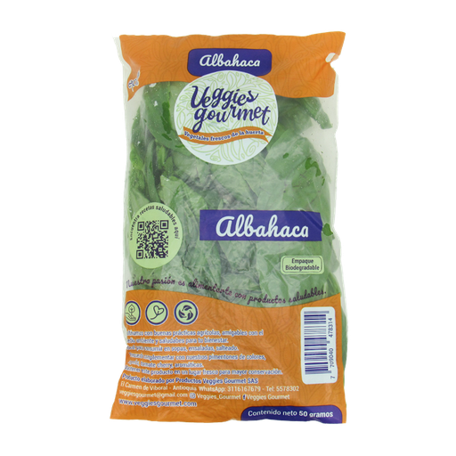 [017537] Albahaca Veggies Gourmet 50Gr