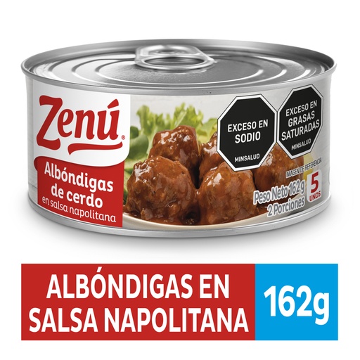[048037] Albondigas Zenú En Salsa 5 Unidades 162Gr
