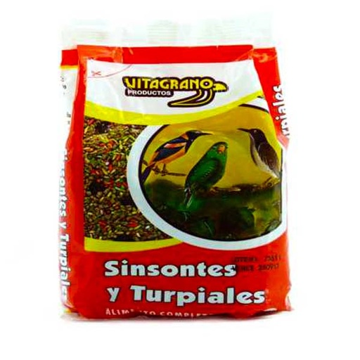 [004510] Alimento Vitagrano Sinsonte y Turpial 300Gr