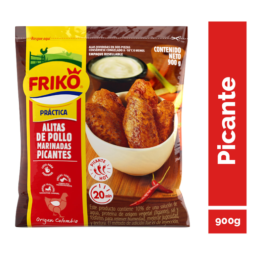 [043087] Alitas Picantes Friko Bolsa 900Gr