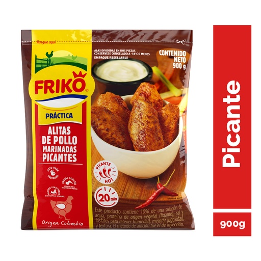 [043087] Alitas Picantes Friko Bolsa 900Gr