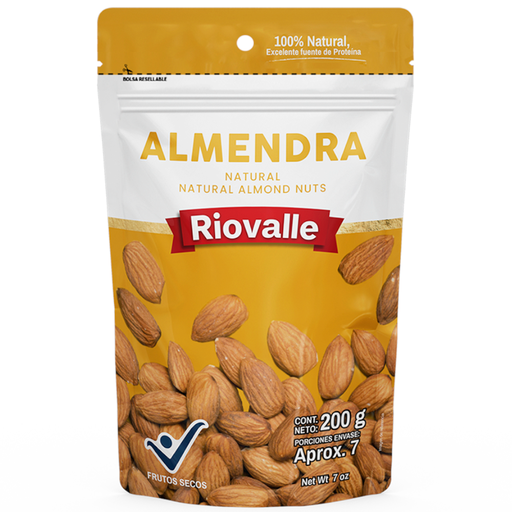 [011982] Almendras Riovalle Natural 200Gr