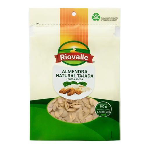 [018804] Almendras Riovalle Tajada 100Gr