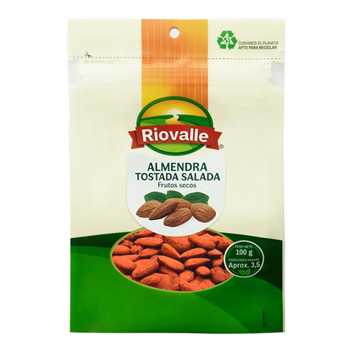 [015255] Almendras Riovalle Tostada Salada 100Gr