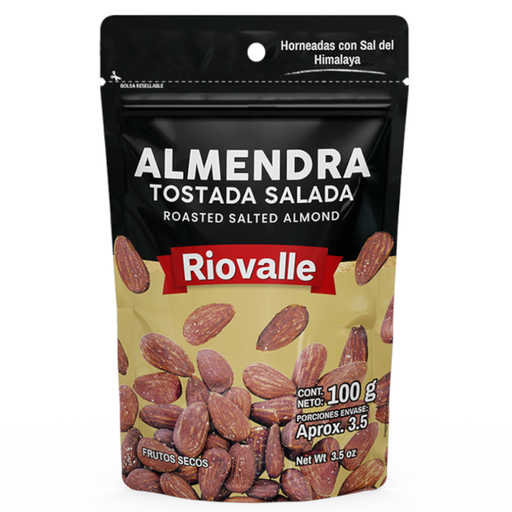 [015255] Almendras Riovalle Tostada Salada 100Gr