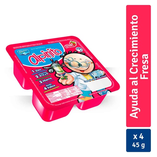 [016956] Alpinito Fresa 4 Unidades 180Gr