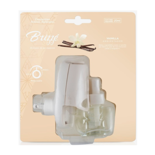 [008528] Ambientador Brizze Aceites Naturales Vainilla 20Ml Gratis Aparato