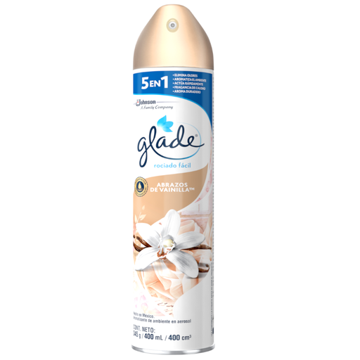 [048256] Ambientador Glade Abrazos De Vainilla Spray 400Ml