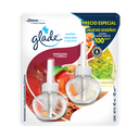 Ambientador Glade Aceites Naturales Manzana Canela Repuesto 2 Unidades 42Ml