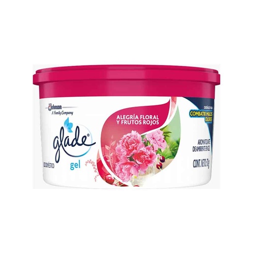 [051142] Ambientador Glade All Joy Gel Floral Rojos 70Gr