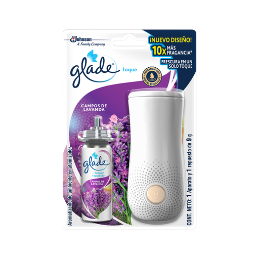 [044462] Ambientador Glade Toque Lavanda Aparato + Repuesto 12Ml