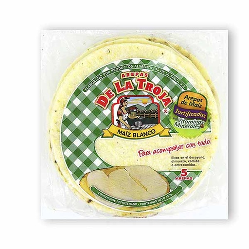 [005879] Arepa Maiz Blanco De La Troja 5 Unidades 450Gr