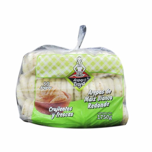 [005874] Arepa Maiz De La Troja Pequeña 50 Unidades 1750Gr