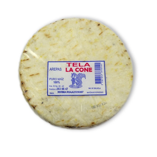 [004496] Arepa Maiz La Cone Tela 5 Unidades