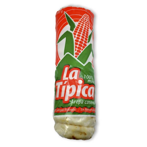 [003902] Arepa Maiz La Tipica Redonda 10 Unidades 350Gr