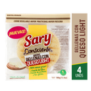 Arepa Sary Rellena Queso Light 4 Unidades 380Gr