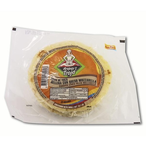 [006639] Arepa Yuca Rellena Queso De La Troja 350Gr