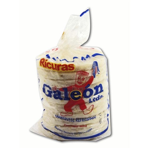 [001028] Arepas Galeón Maíz Blanco Ricuras 460Gr