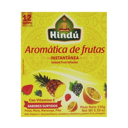 [048796] Aromática Hindú De Frutas 156Gr