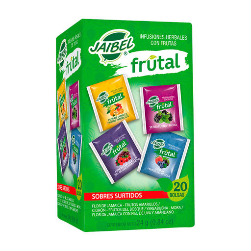 [050605] Aromatica Jaibel Frutal Surtido 20 Unidades 24Gr