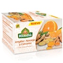 Aromática Hindú Jengibre Naranja Y Cúrcuma 20 Unidades 30Gr