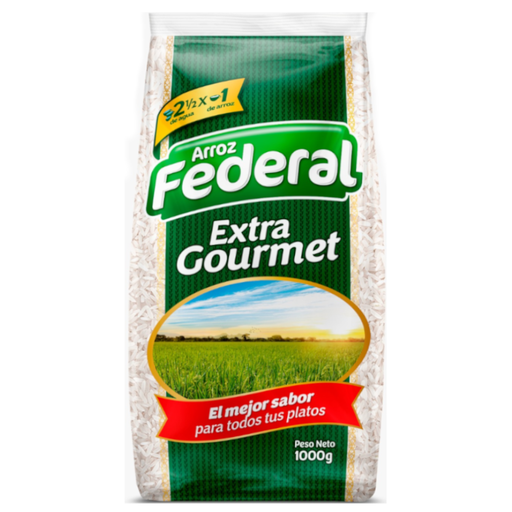 [052083] Arroz Federal Extra Gourmet  1000Gr