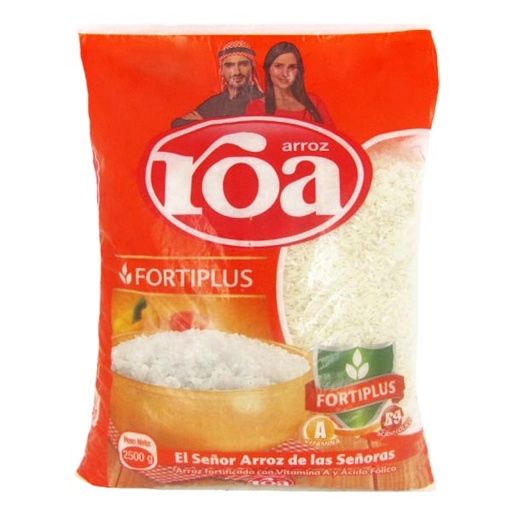 [019345] Arroz Roa Fortificado 2500Gr