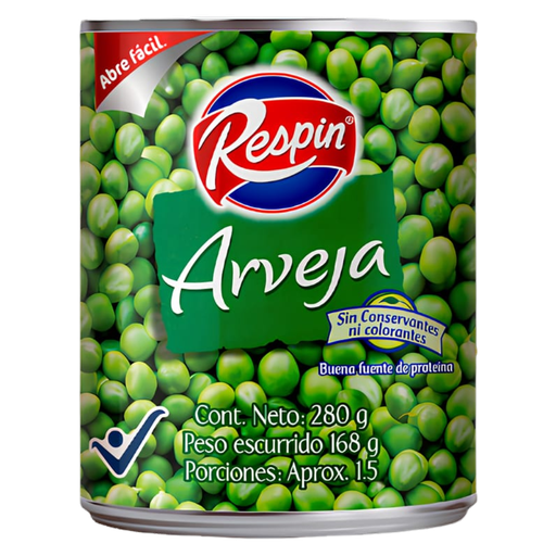 [010030] Arveja Al Natural Respin Lata 280Gr
